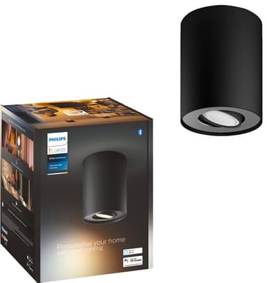 Philips Hue Pillar udtræknings-spotlight 929003046901 (sort)