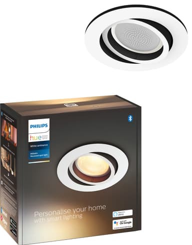 Philips Hue Milliskin indsænket spotlight (hvid)