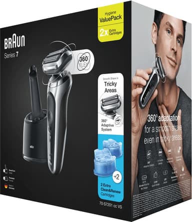 Braun Series 7 barbermaskine 405511 (sølv)