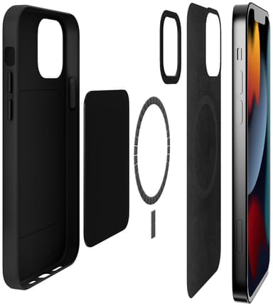 Puro Sky iPhone 13 Pro cover med MagSafe (sort)