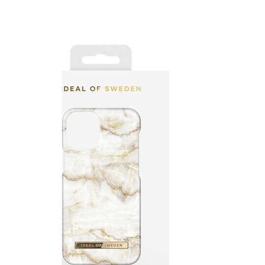 iDeal of Sweden cover til iPhone 13 mini (Golde Pearl Marble)