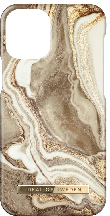 iDeal of Sweden cover til iPhone 13 mini (Golden Sand Marble)