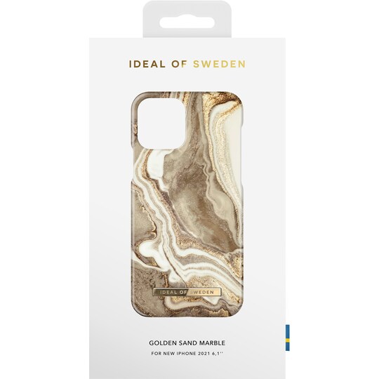 iDeal of Sweden cover til iPhone 13 Pro (Golden Sand Marble)
