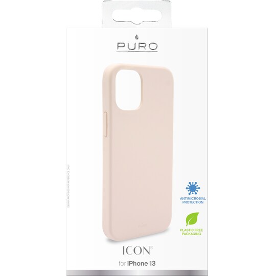 Puro Icon silikonecover til iPhone 13 (rose)