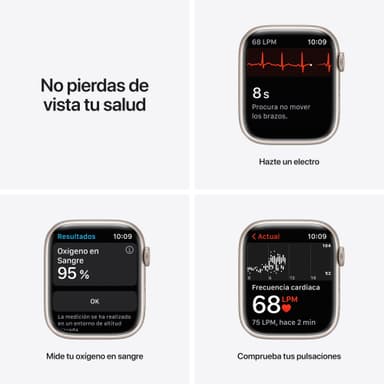 Apple Watch Series 7 45mm GPS (stjerneskær alu. / stjerneskær sportsrem)