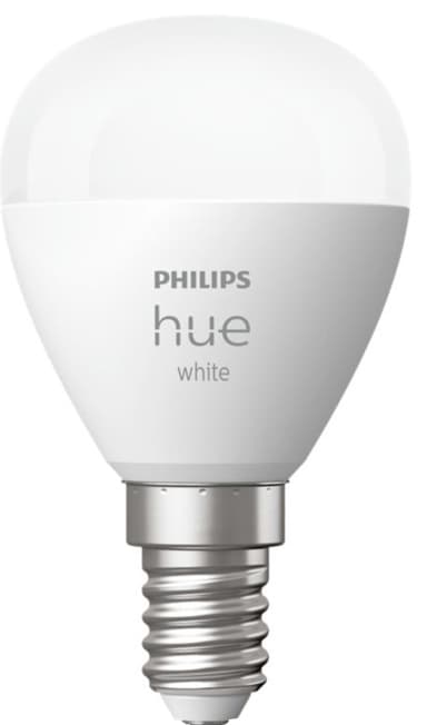 10: Philips Hue White P45 E14 Kronepære - 1-Pak