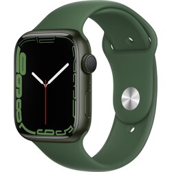Apple Watch Series 7 45mm GPS (grøn alu. / kløvergrøn sportsrem)