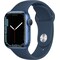 Apple Watch Series 7 41mm GPS (blå alu. / mørk dybhavsblå sportsrem)