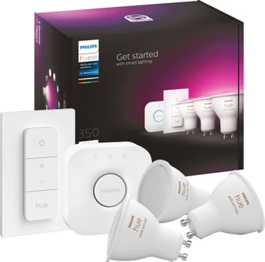 Billede af Philips Hue WCA 4,3W GU10 Bridge-sæt hos Elgiganten