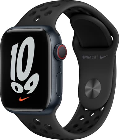 Apple Watch Series 7 Nike 41mm GPS+eSIM (Mid alu/Anthr Blk sportsrem)