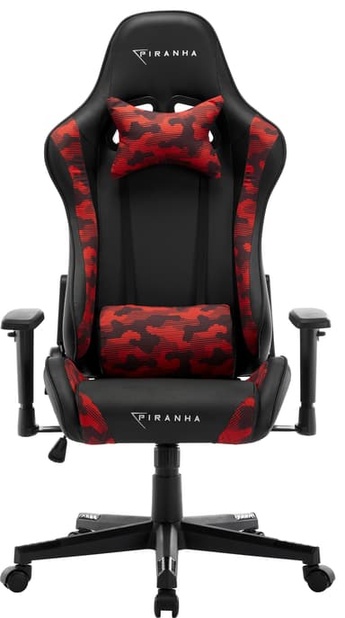 Piranha Bite gaming stol (Red Camo)