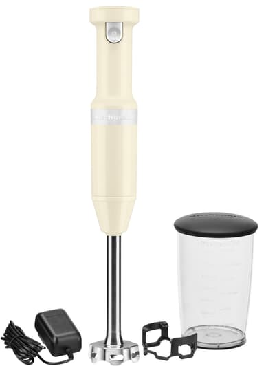 KitchenAid Cordless stavblender 5KHBBV53EAC (almond cream)