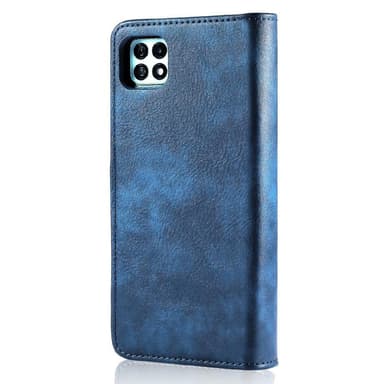 DG MING Samsung A22 5G 2-i-1 Magnet Pungetui - Blå