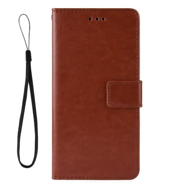 SKALO Samsung A52/A52s Crazy Horse Pungetui PU læder - Brun