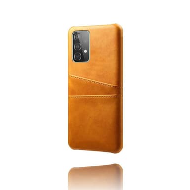 SKALO Samsung A52/A52s PU-læder Kortholder Cover - Lys brun