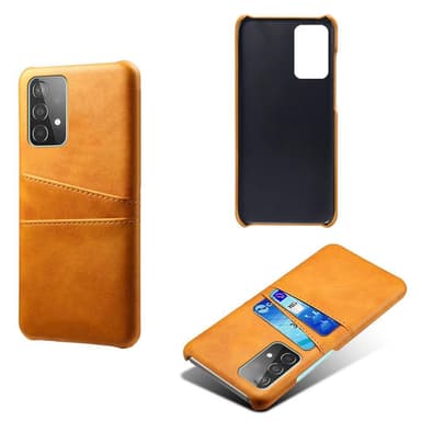 SKALO Samsung A52/A52s PU-læder Kortholder Cover - Lys brun
