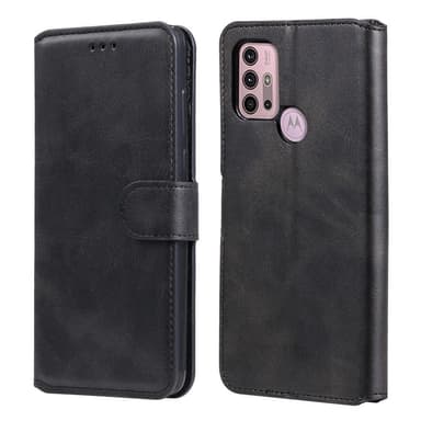 SKALO Moto G20/G30 Classic Pungetui - Sort