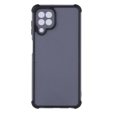 SKALO Samsung A22 4G Armor Hybrid Bumper Cover - Sort