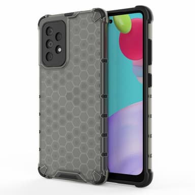 SKALO Samsung A52/A52s Stødsikker Honeycomb TPU Cover - Sort