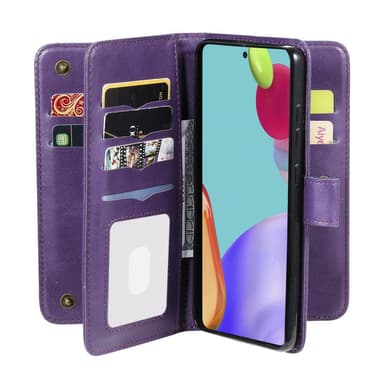 SKALO Samsung A52/A52s 10-RUM Flip Cover - Lilla
