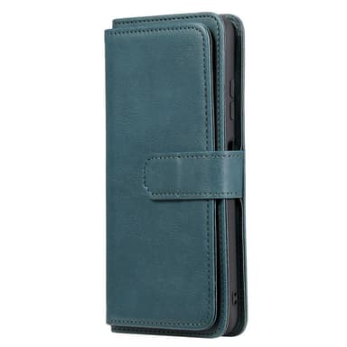 SKALO Samsung A22 5G 10-RUM Flip Cover - Mørkegrøn