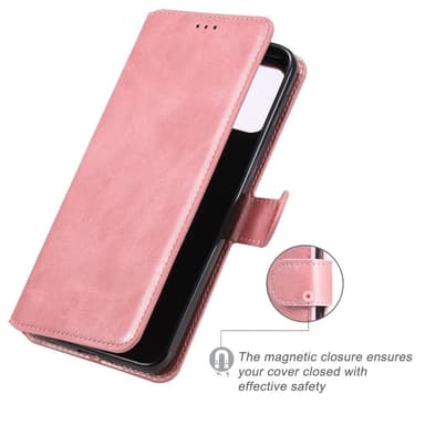 SKALO Moto G20/G30 Classic Pungetui - Pink