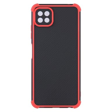 SKALO Samsung A22 5G Armor Hybrid Bumper Cover - Rød