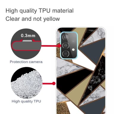 SKALO Samsung A52/A52s Marmor TPU-cover - #3