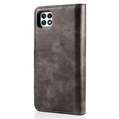 DG MING Samsung A22 5G 2-i-1 Magnet Pungetui - Grå