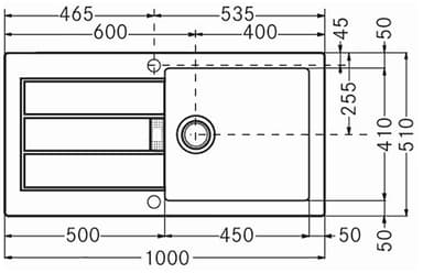 Franke Sirius SID 611 vask (graphite)