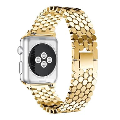 SKALO Fish Scale Armbånd i metal Apple Watch 38/40/41mm - Guld