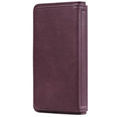 SKALO Samsung A52/A52s 10-RUM Flip Cover - Vin rød