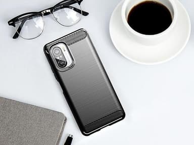 SKALO Xiaomi Mi 11i Armor Carbon Stødsikker TPU-cover - Blå