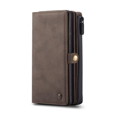CaseMe Samsung A52/A52s CaseMe Big Wallet 2in1 Magnet Pungetui - Brun