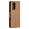 SKALO Samsung A52/A52s Premium Litchi Flip Cover - Brun