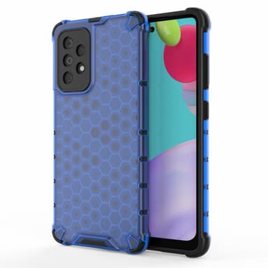 SKALO Samsung A52/A52s Stødsikker Honeycomb TPU Cover - Blå