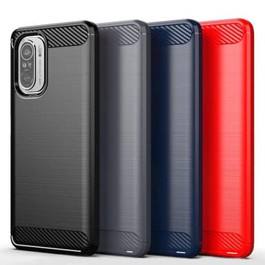 SKALO Xiaomi Mi 11i Armor Carbon Stødsikker TPU-cover - Blå