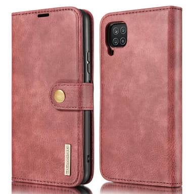 DG MING Samsung A22 4G 2-i-1 Magnet Pungetui - Rød
