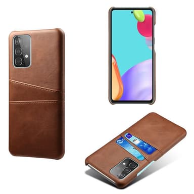 SKALO Samsung A52/A52s PU-læder Kortholder Cover - Brun