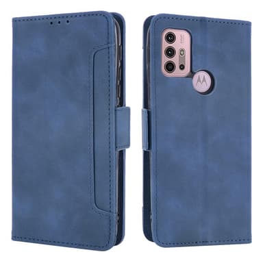 SKALO Moto G20/G30 6-RUM Pungetaske - Blå