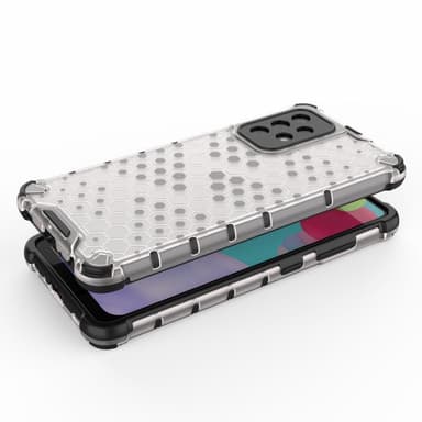SKALO Samsung A52/A52s Stødsikker Honeycomb TPU Cover - Gennemsigtig