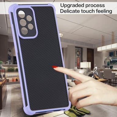 SKALO Samsung A52/A52s Armor Hybrid Bumper Cover - Lilla