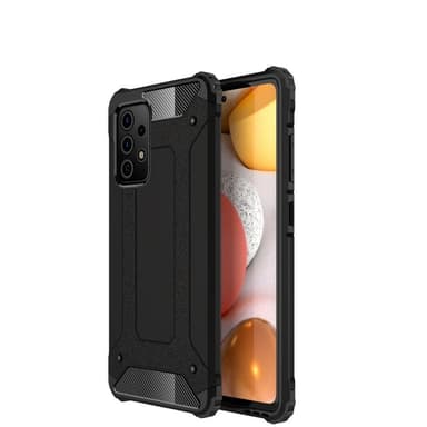 SKALO Samsung A52/A52s Shockproof Armor Hybrid Cover - Sort