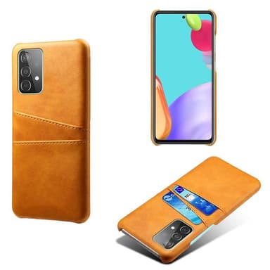 SKALO Samsung A52/A52s PU-læder Kortholder Cover - Lys brun