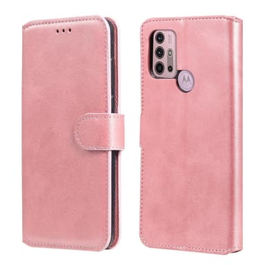 SKALO Moto G20/G30 Classic Pungetui - Pink