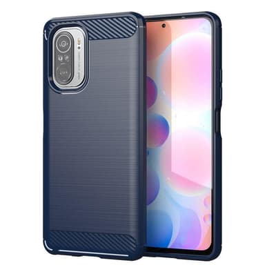 SKALO Xiaomi Mi 11i Armor Carbon Stødsikker TPU-cover - Blå