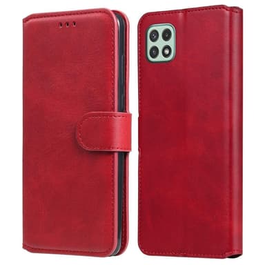 SKALO Samsung A22 5G Classic Pungetui - Rød