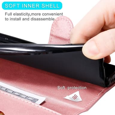 SKALO Moto G20/G30 Classic Pungetui - Pink