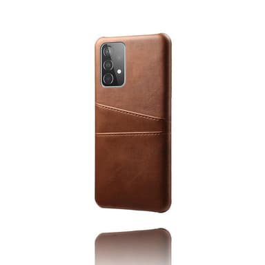 SKALO Samsung A52/A52s PU-læder Kortholder Cover - Brun