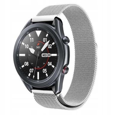 SKALO Milanese Loop til Samsung Watch 3 41mm - Sort